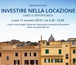SEMINARIO DI STUDIO: INVESTIRE NELLA LOCAZIONE. LIMITI E OPPORTUNITÀ